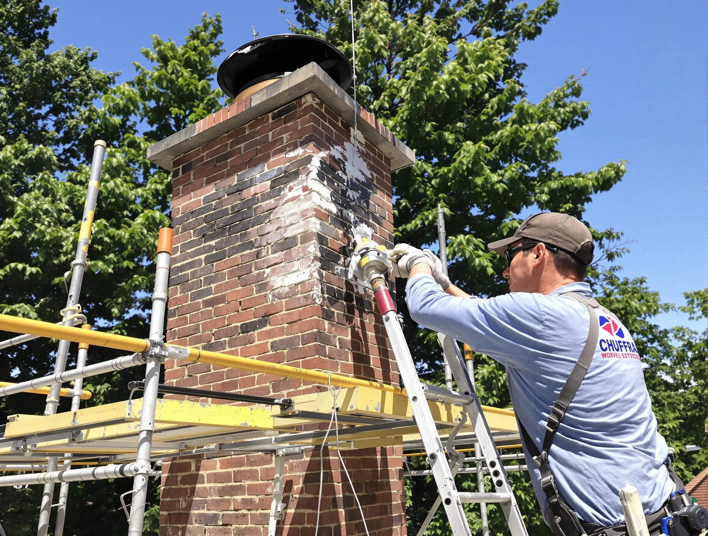 Structural chimney repair by Peralta Chimney Sweep in Peralta, NM