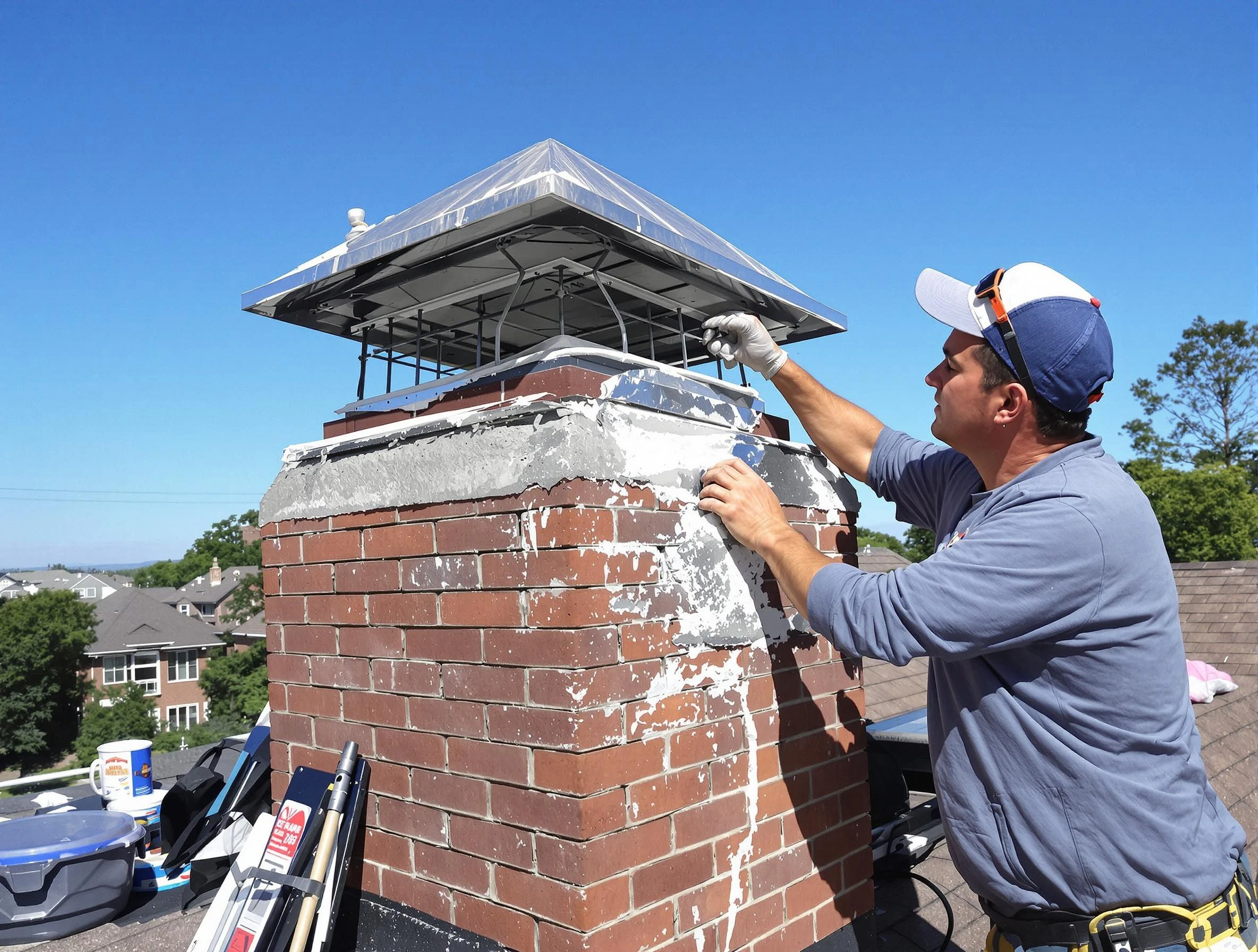 Chimney Crown Services in Peralta